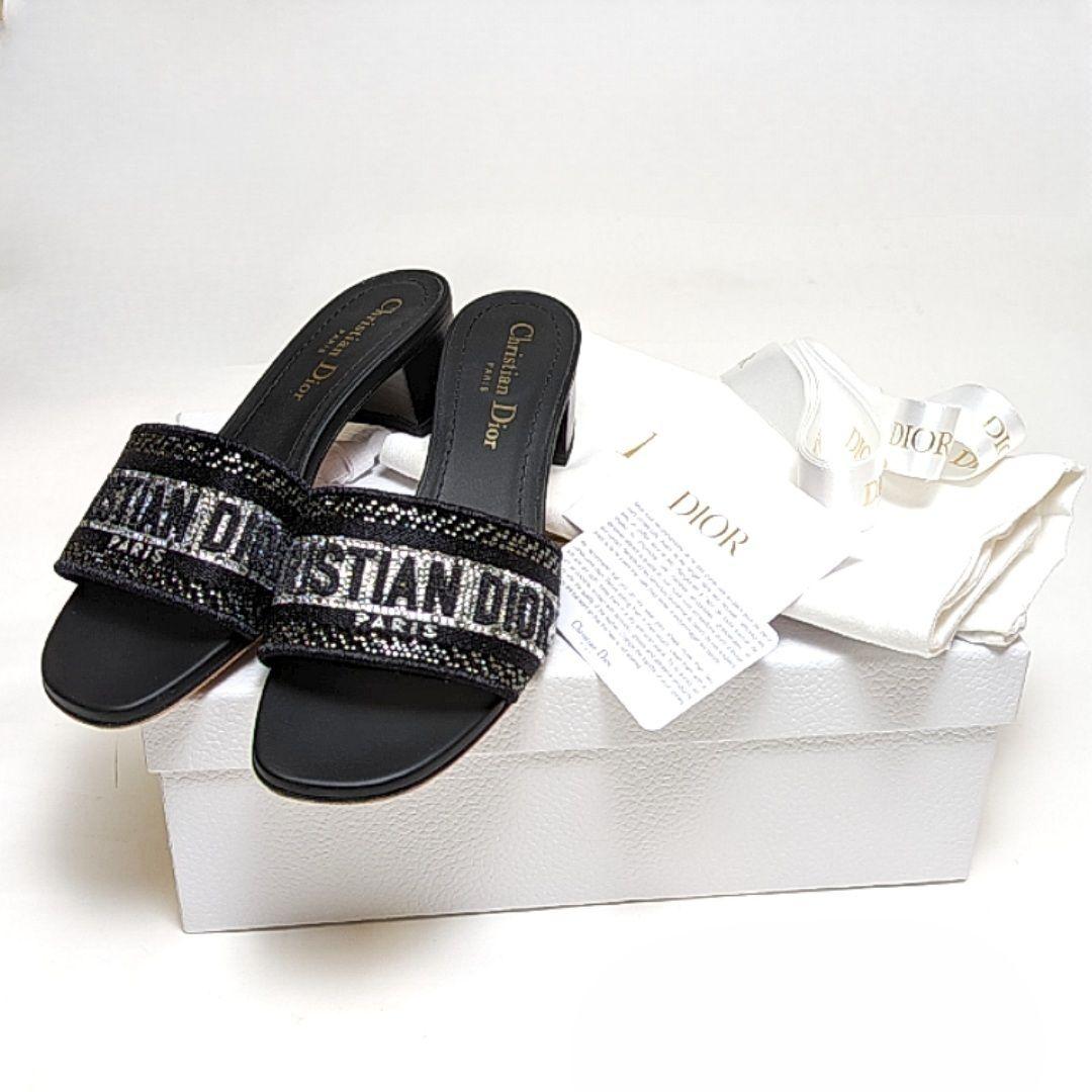高級ライン新品そっくりさん⭐ディオールDior DWAYミュールサンダル35.5