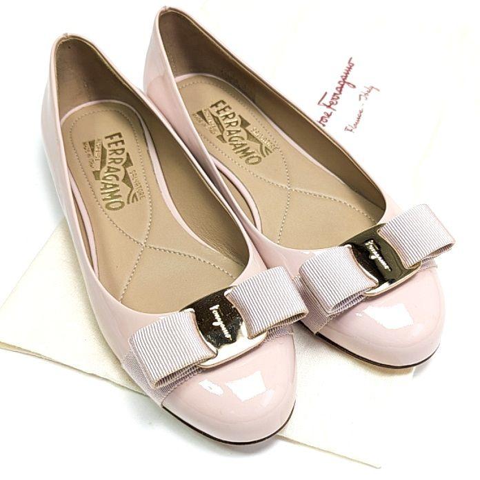 未使用さん♥フェラガモFerragamo ヴァリナ パンプス 5D ピンク