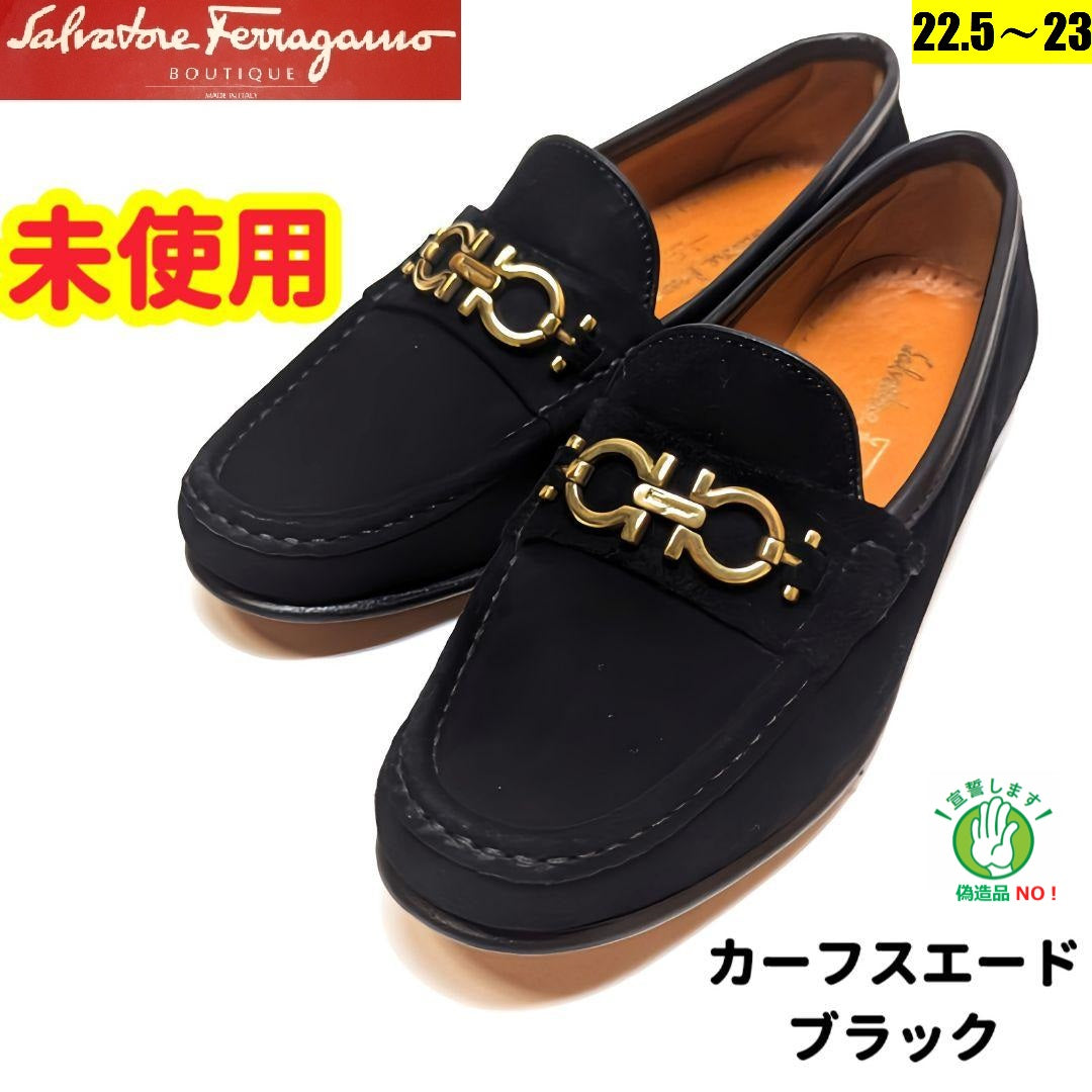 ✨高級ライン・極美品✨Ferragamo フェラガモ スエードローファー - 靴