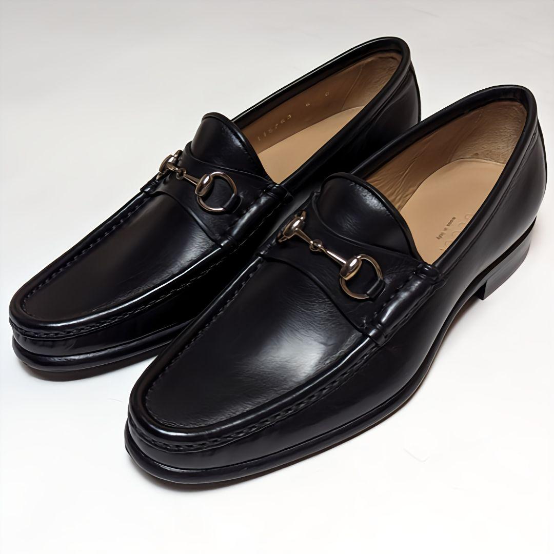 未使用さん♥GUCCIグッチ ホースビット ローファー 6C
