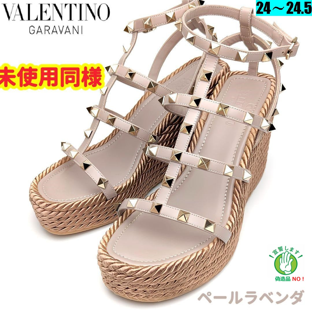 Valentino ヴァレンティノガラヴァーニ サンダル スタッズ 美品 - サンダル