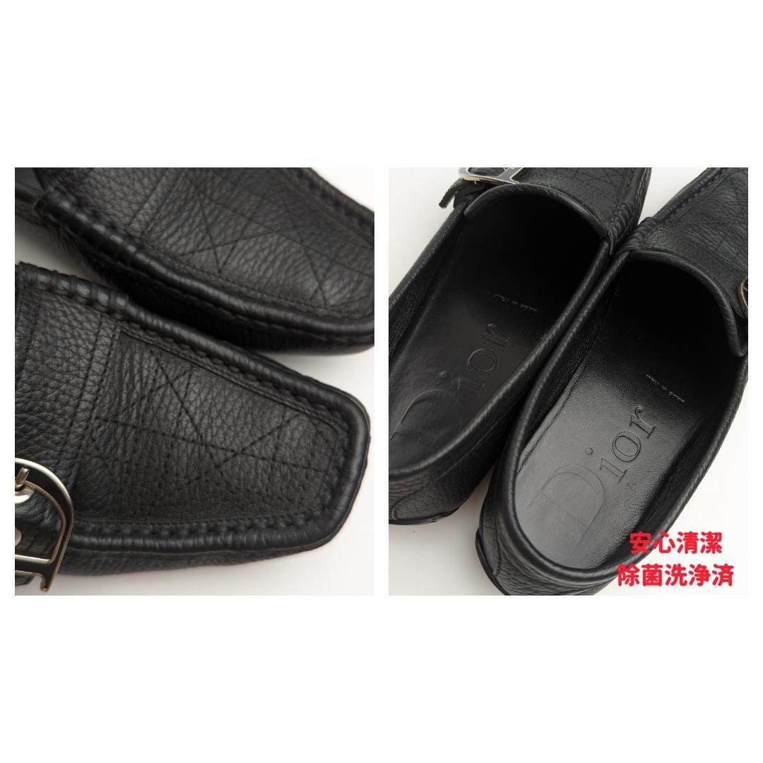 新品そっくりさん⭐Dior ディオール モカシン ドライビングシューズ36.5黒