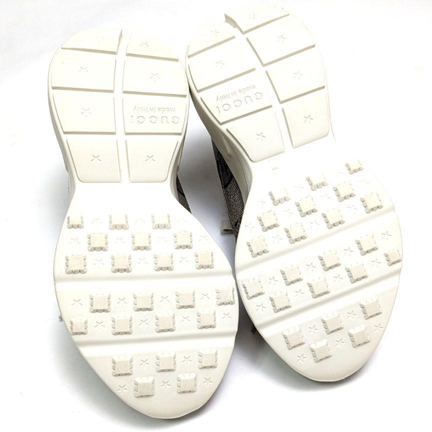 新品そっくりさん⭐GUCCI グッチ ライトン GGキャンバス スニーカー 36