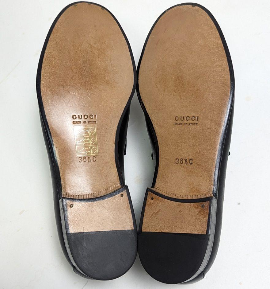 未使用さん♥GUCCI グッチ ホースビット ローファー 36.5C