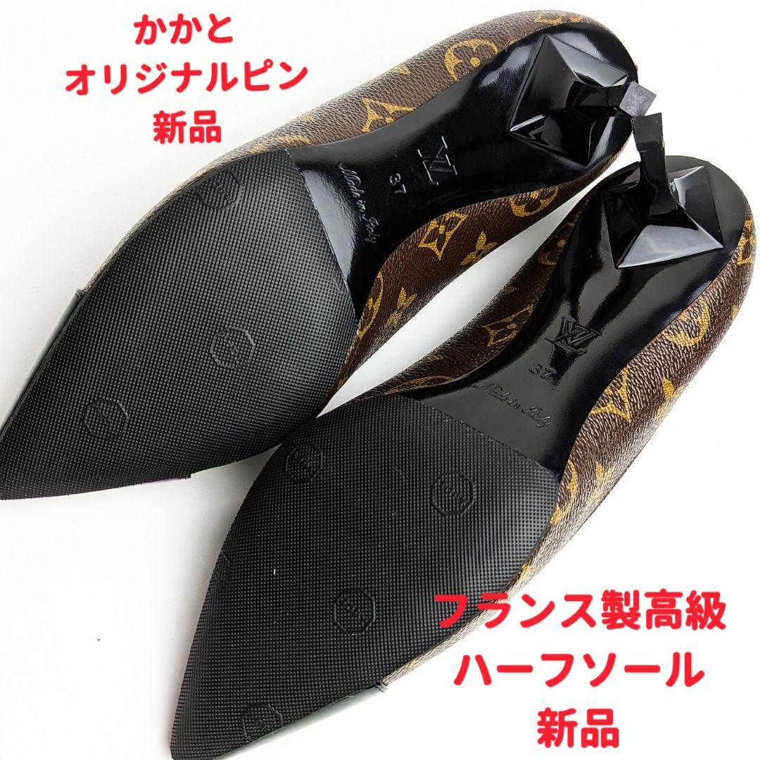 ピカピカ新品仕上⭐ルイヴィトン フェティッシュライン モノグラムヒール 37