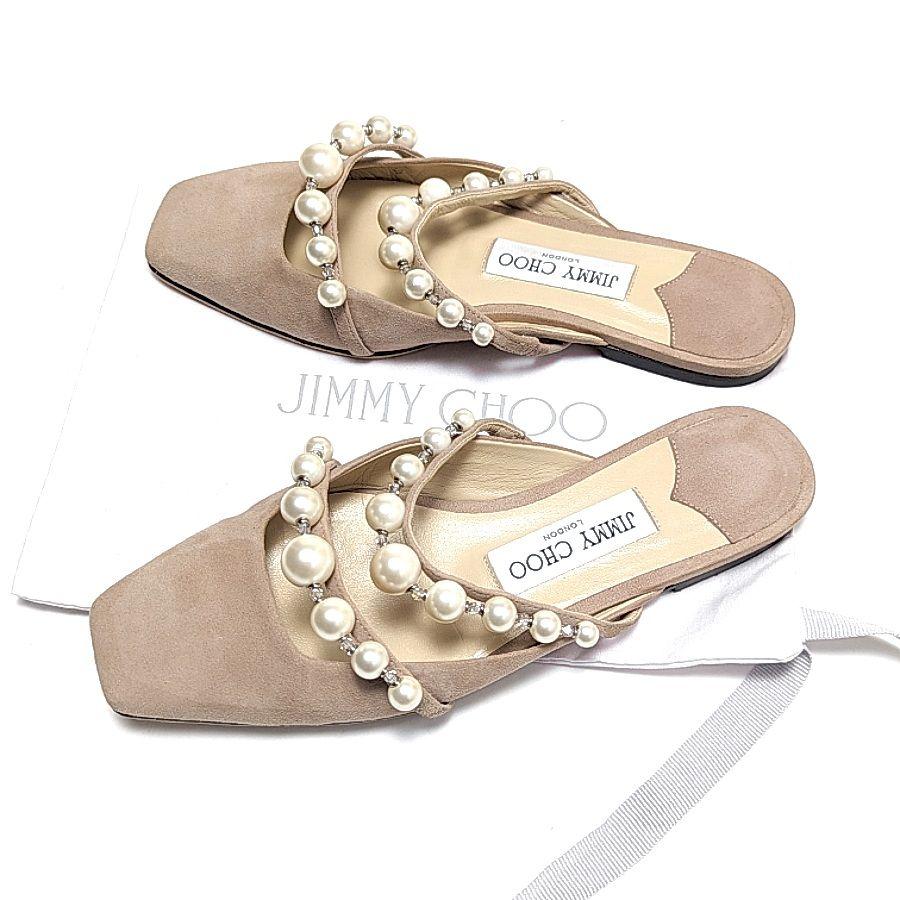 新品そっくりさん⭐ジミーチュウJIMMYCHOO フラットシューズ アマヤ 36