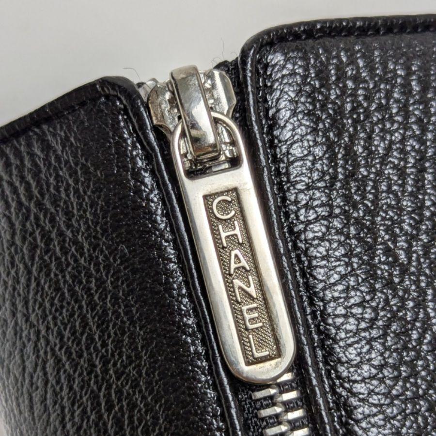 新品そっくりさん⭐CHANELシャネル CC サイドジップ ロングブーツ 36C