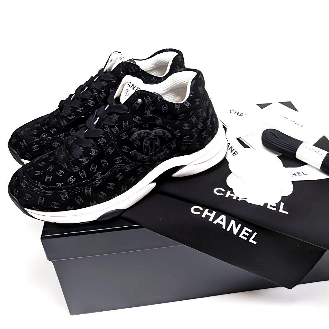 新品そっくりさん⭐CHANELシャネル ココマーク スニーカー 35