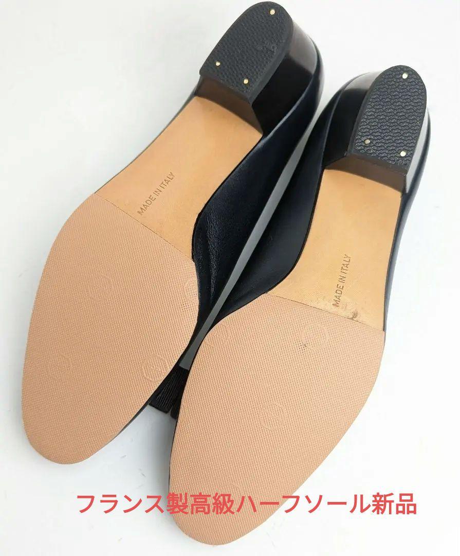 ピカピカ新品仕上⭐フェラガモFerragamo ヴァラ パンプス 7B ネイビー