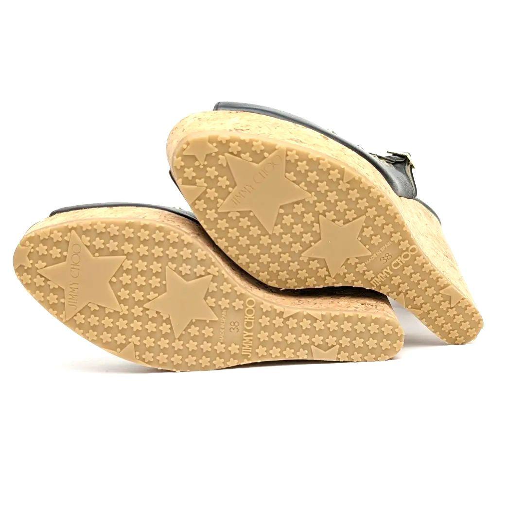 未使用美品♥JIMMY CHOOジミーチュウPROVAウェッジソールパンプス38