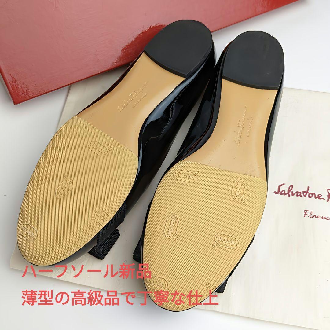ピカピカ新品仕上⭐フェラガモFerragamoヴァリナVARINAバレエシューズ