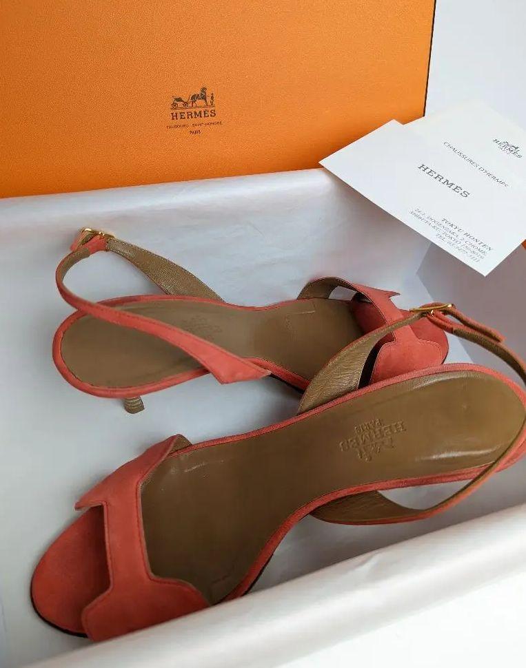 ピカピカ新品仕上⭐エルメスHERMES Hロゴストラップサンダル約23~23.5