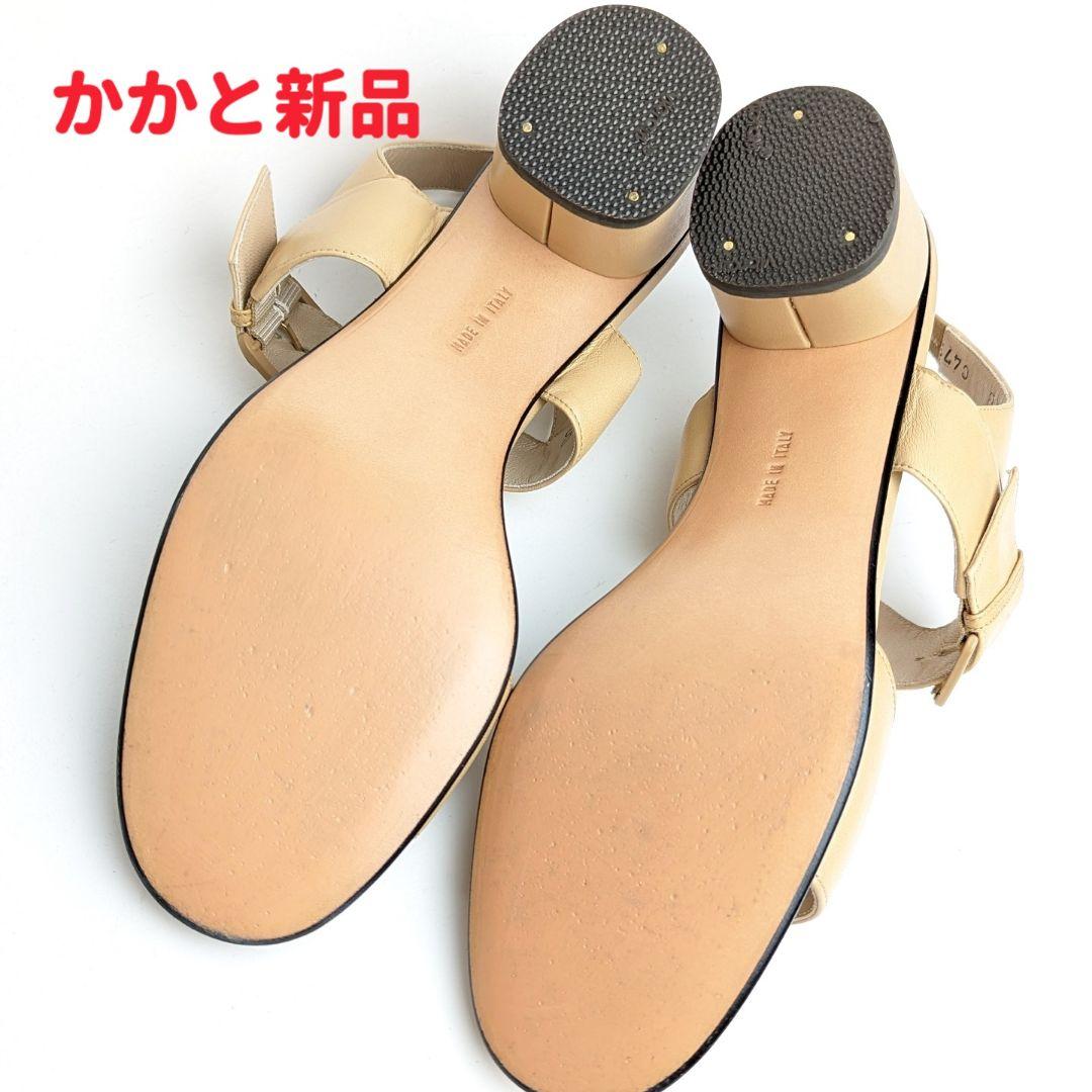 ピカピカ新品仕上⭐フェラガモFerragamoガンチー二サンダル 7.5B