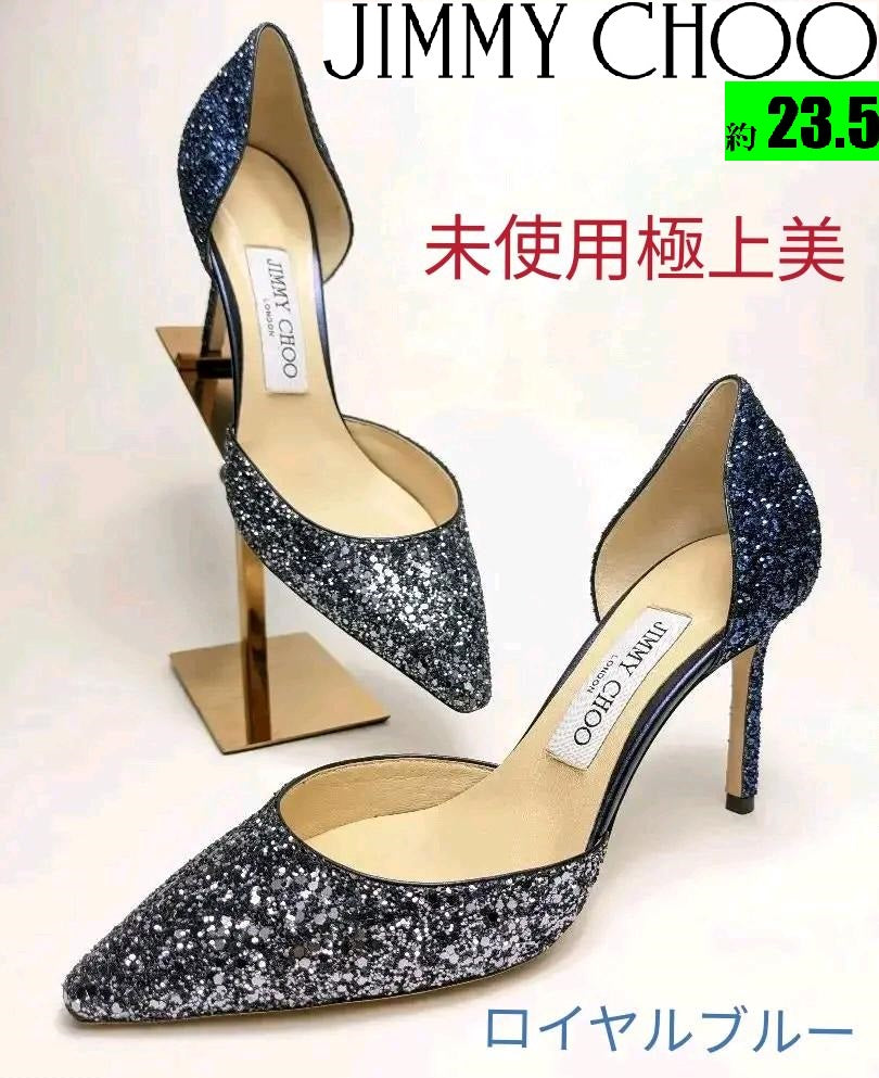 大得価在庫 JIMMY CHOO - Jimmy Choo Esther グリッターシューズの通販