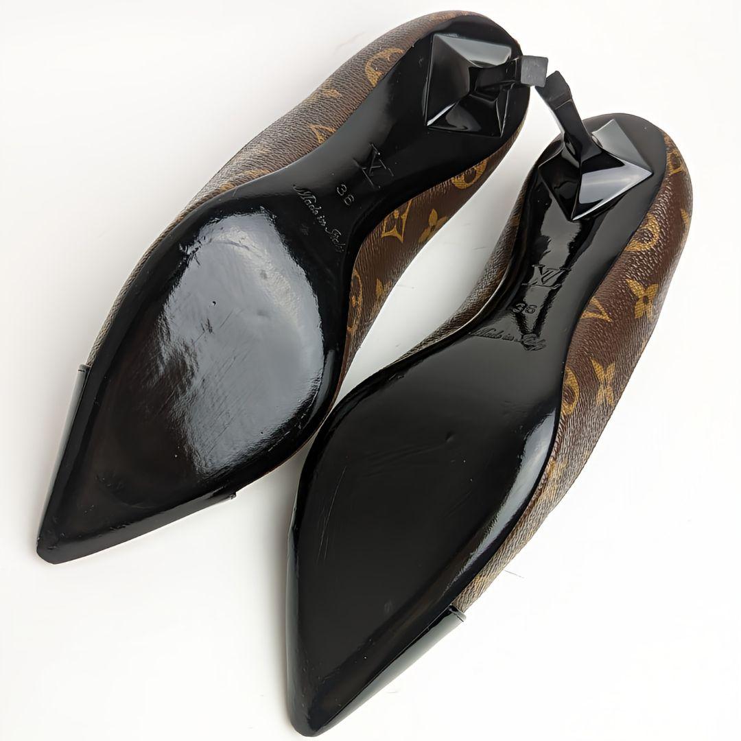 未使用同様美品♥LOUIS VUITTONルイヴィトン モノグラムパンプス36