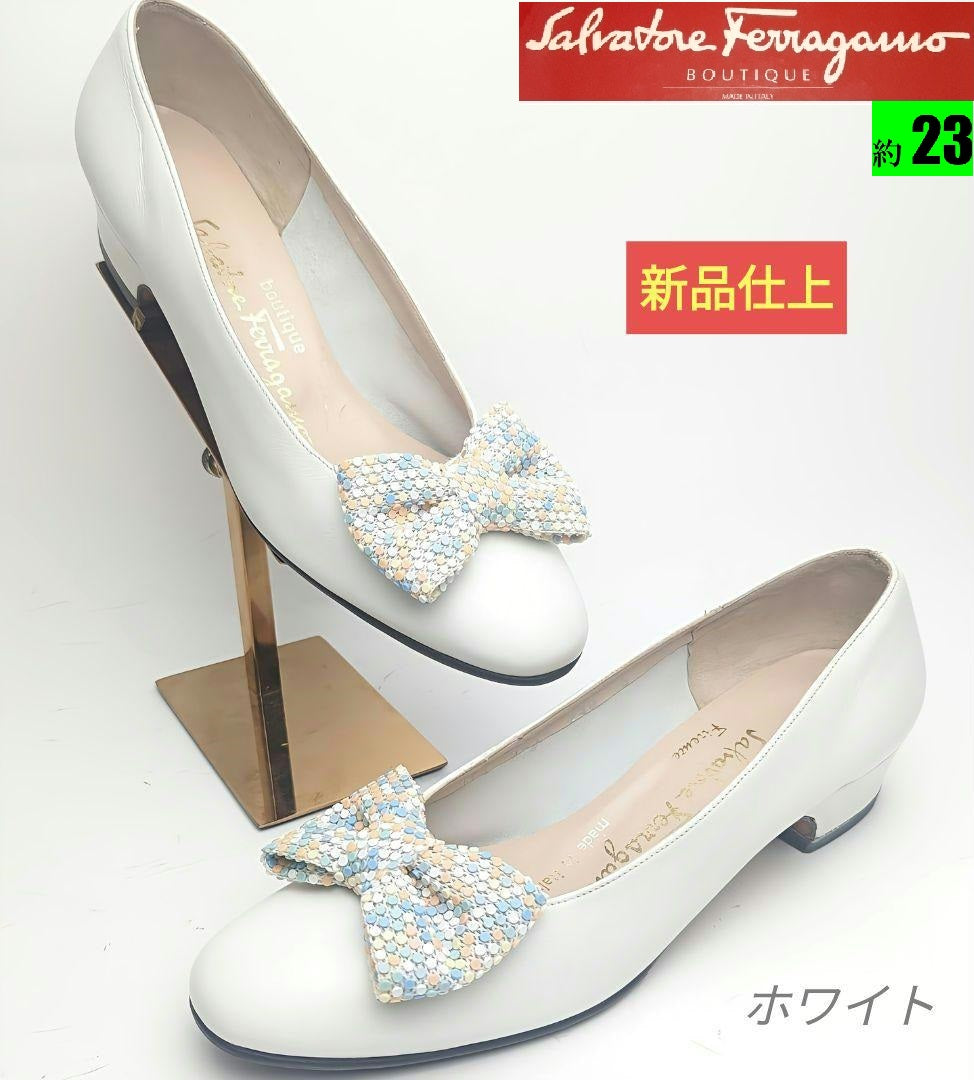 公式卸売り フェラガモ パンプス ヴァラ6C（約23㎝〜23.5㎝ - 靴