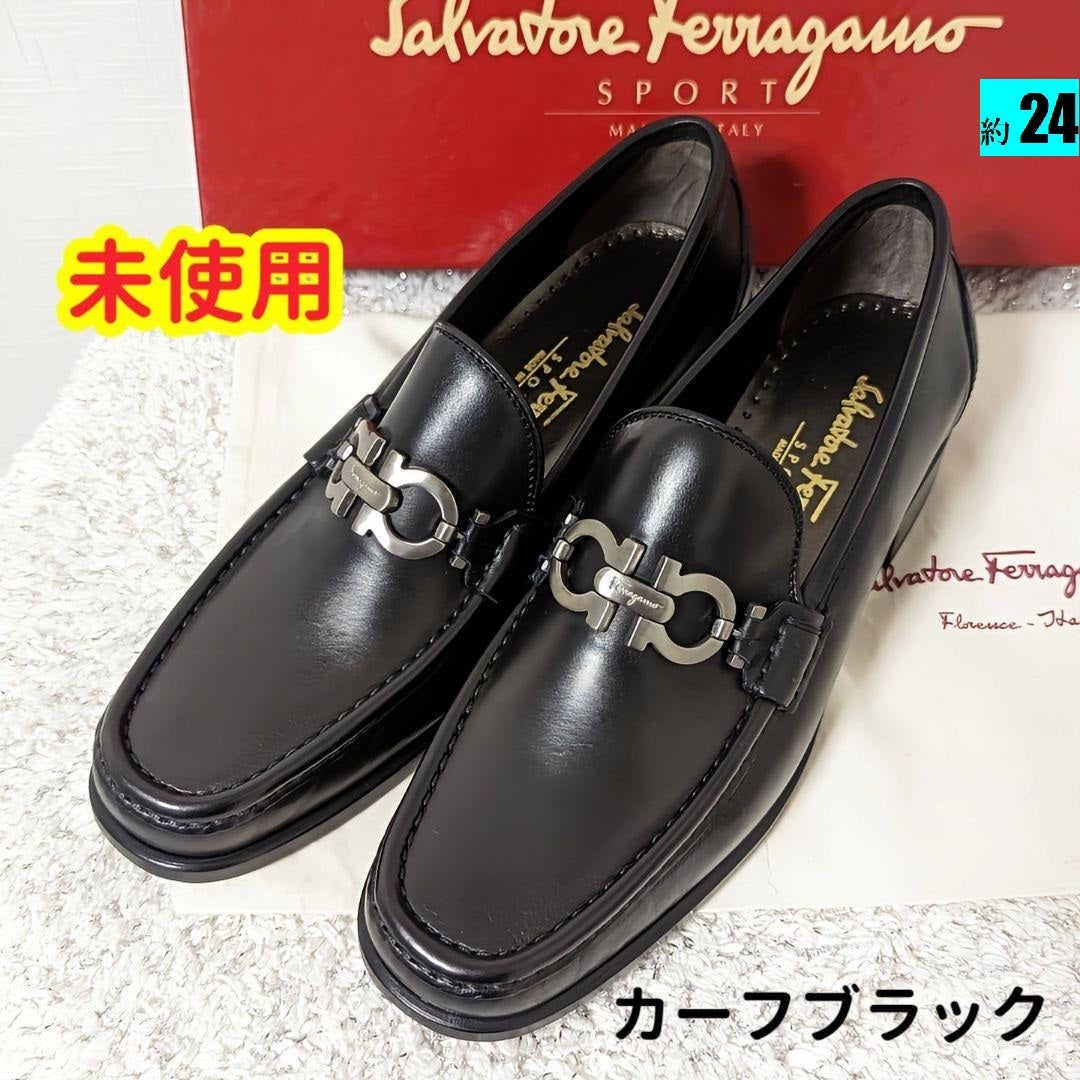 未使用品 Salvatore Ferragamo ガンチーニ ローファー 7c | www