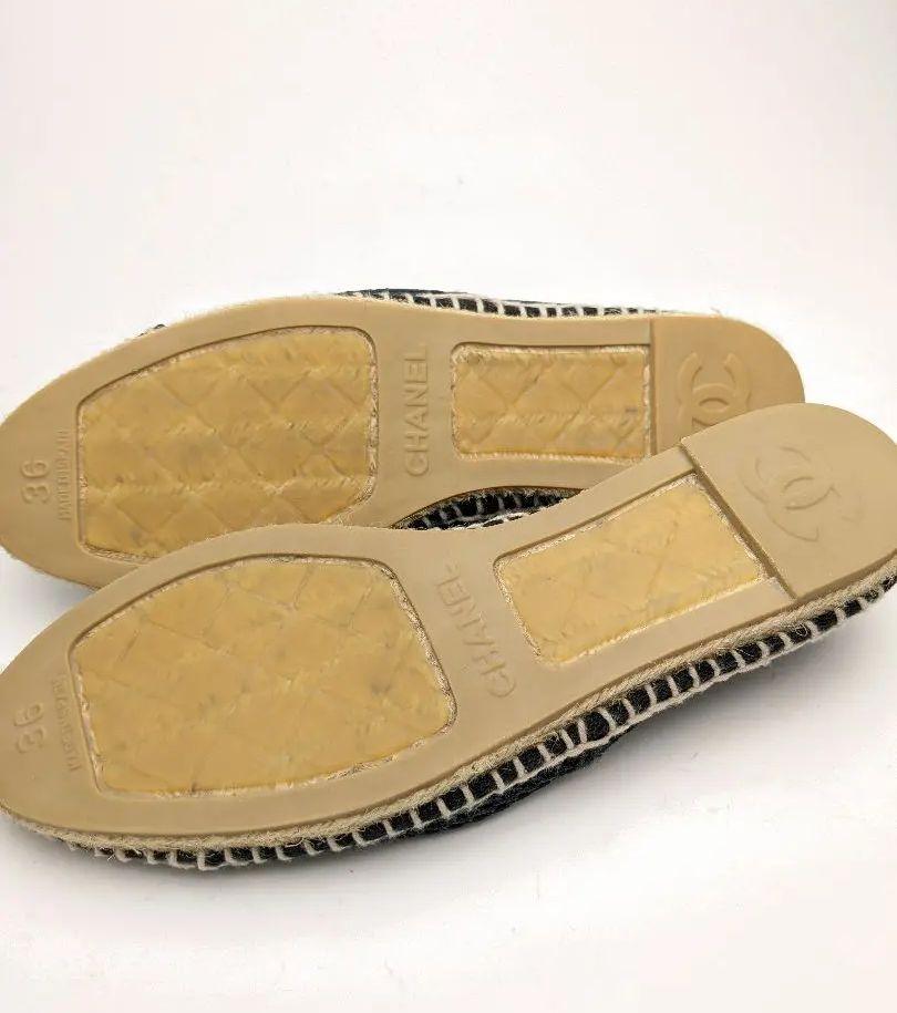 ピカピカ新品仕上⭐シャネルCHANEL エスパドリーユ メッシュ約22~22.5