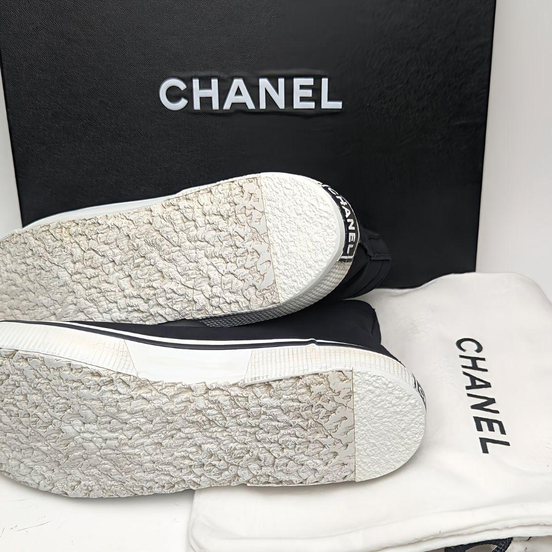 新品仕上⭐ビンテージシャネルCHANEL ハイカットココマークスニーカー約23