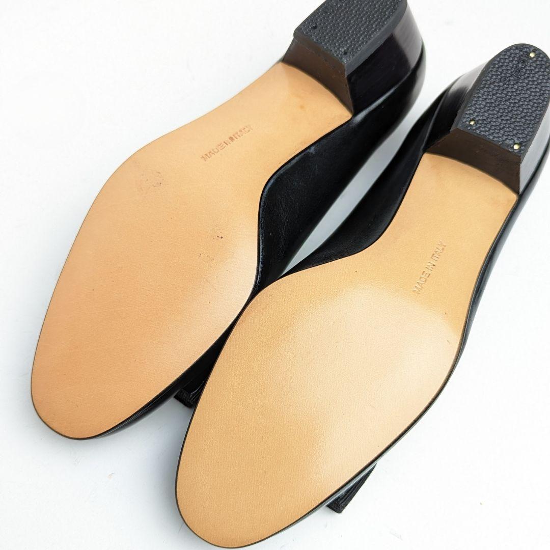 未使用美品♥フェラガモFerragamo ヴァラvara パンプス黒5 1/2C