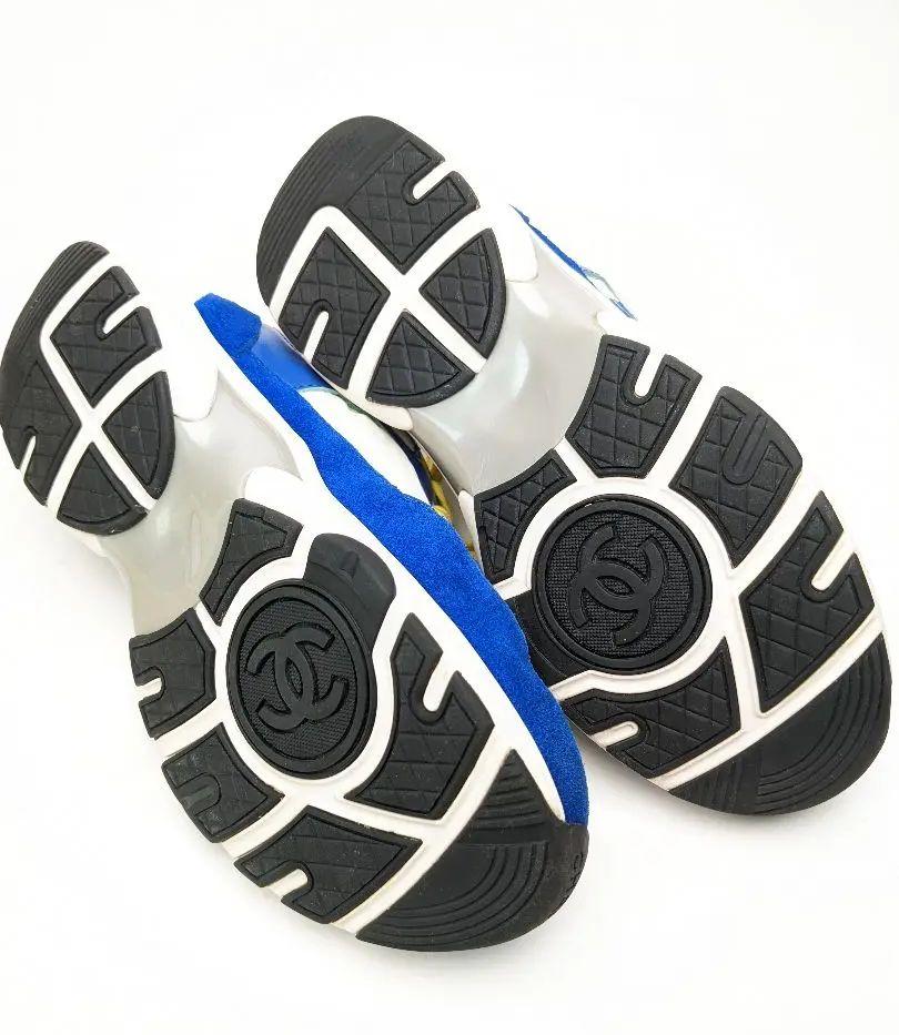 ピカピカ新品仕上⭐シャネルCHANEL ココマークスニーカー約23