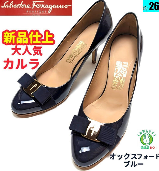 新品そっくりさん⭐フェラガモFerragamo　カルラ　パンプス　9C