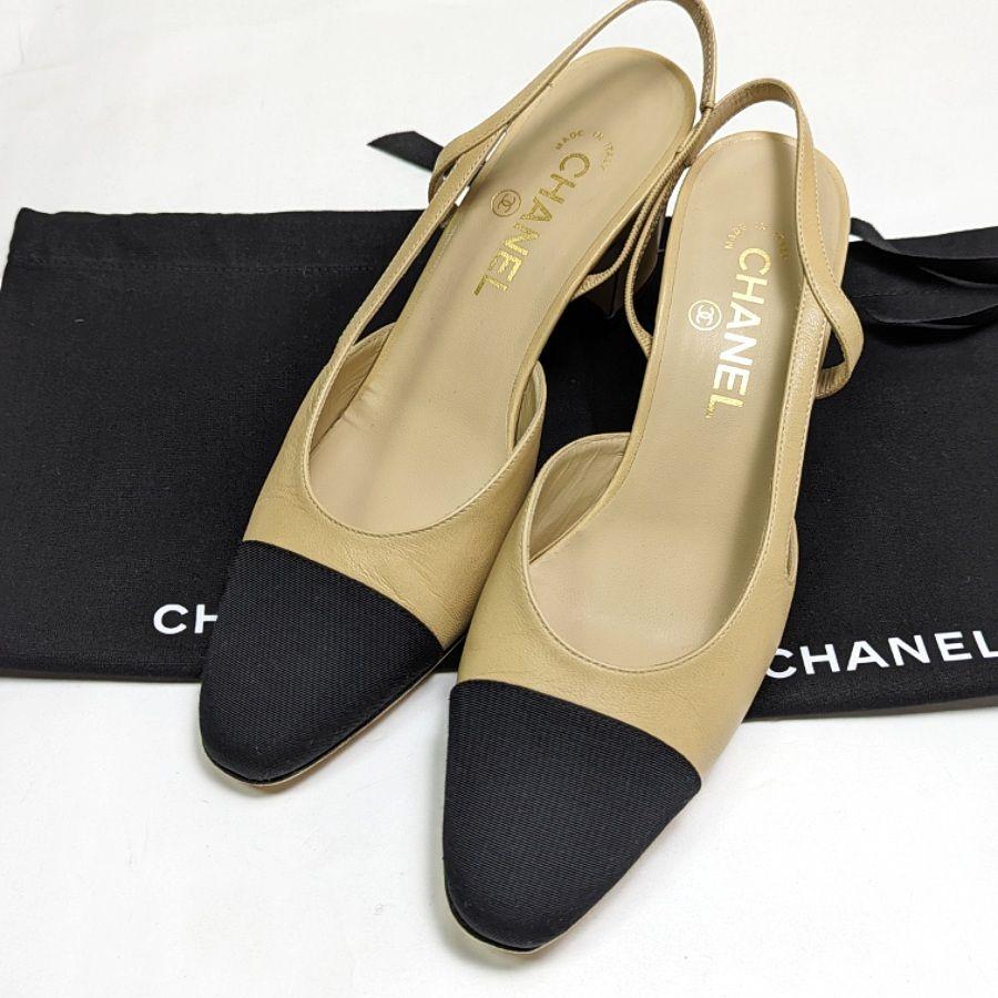 新品そっくりさん⭐CHANEL シャネル スリングバック パンプス 39C