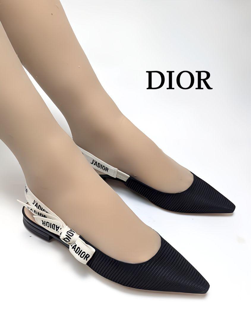 新品そっくりさん⭐J’A DIOR ジャディオール　フラット　パンプス35　黒