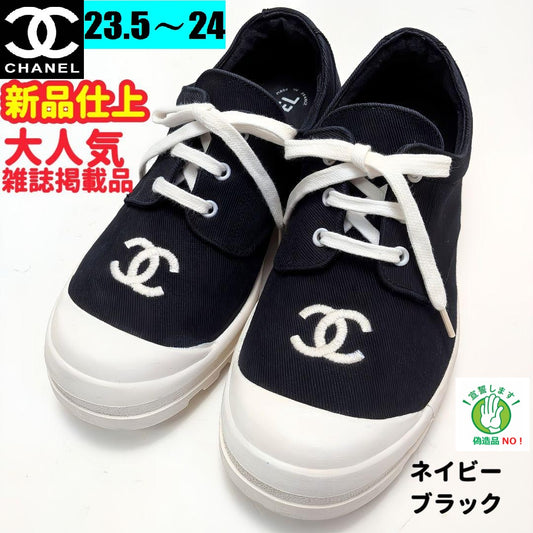 新品そっくりさん　CHANELシャネル　ローカット　ヴィンテージスニーカー　38