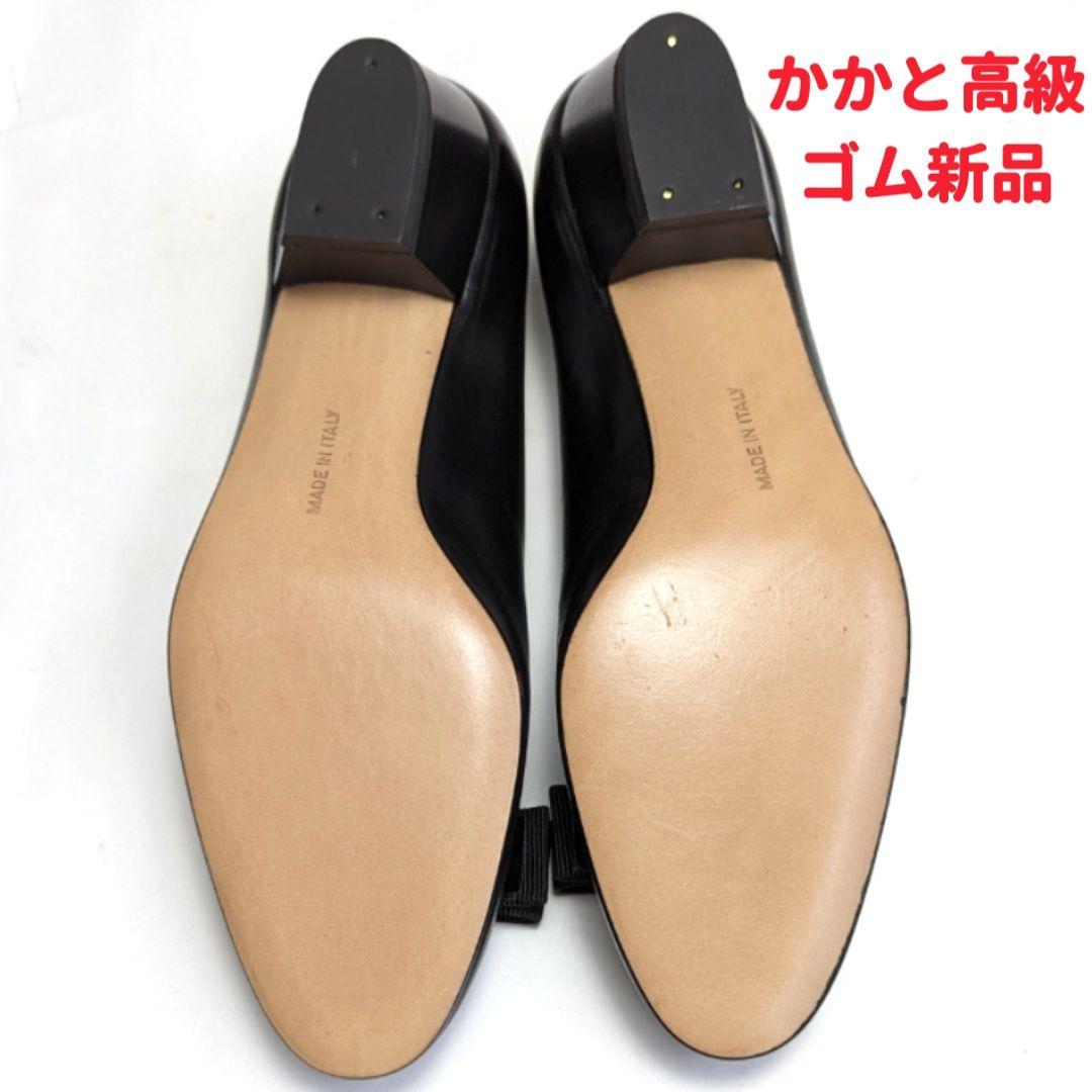 未使用さん♥フェラガモFerragamo　ヴァラ　VARA　パンプス　5C　黒