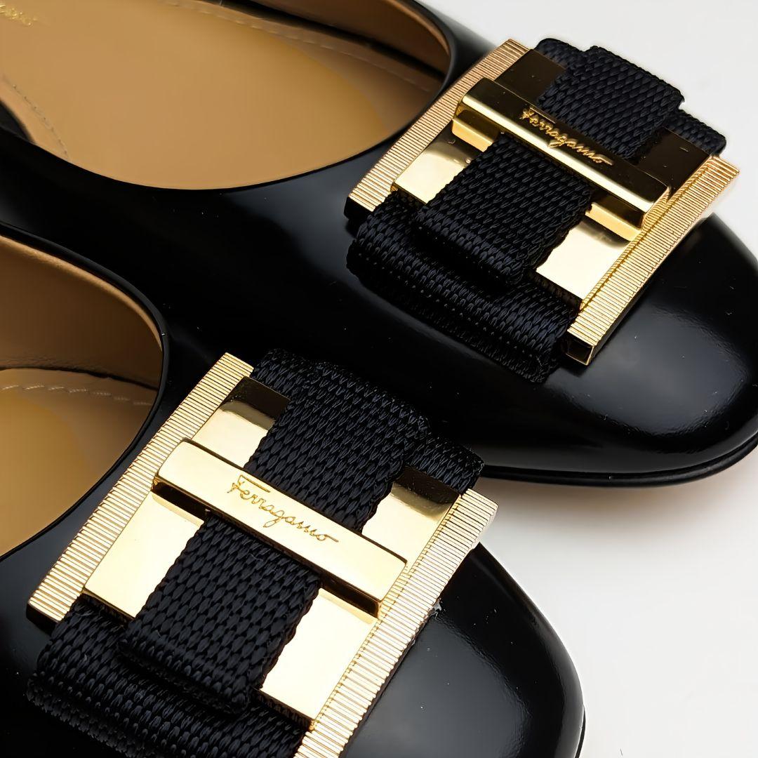 未使用美品♥フェラガモFerragamo　PRATO　パンプス　7C