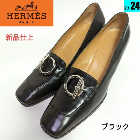 ピカピカ新品仕上⭐エルメスHERMESシェーヌダンクル パンプス約24