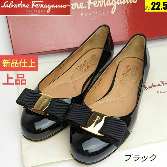 ピカピカ新品仕上⭐フェラガモFerragamoヴァリナVARINAバレエシューズ