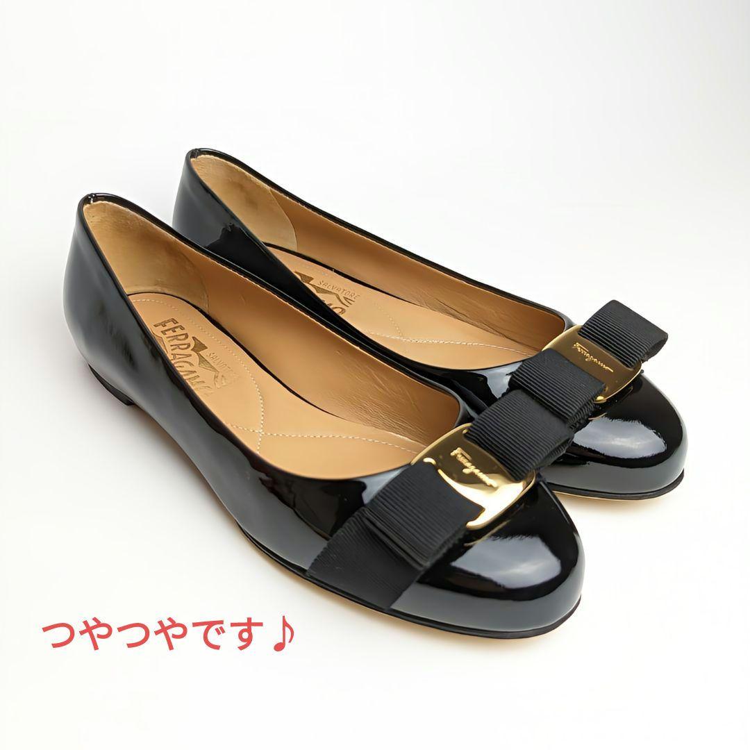 ピカピカ新品仕上⭐フェラガモFerragamoヴァリナVARINAバレエシューズ