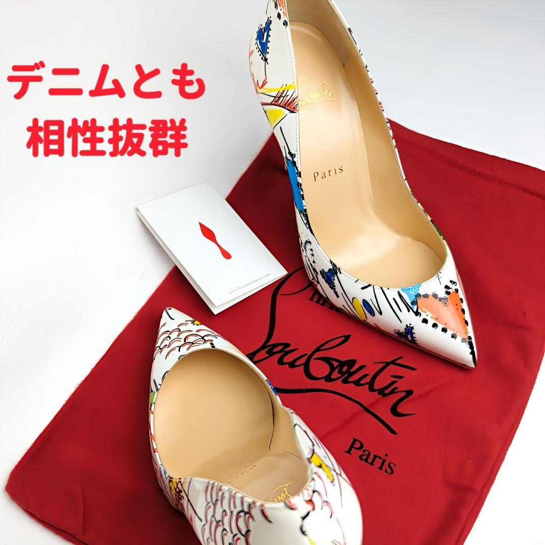 未使用美品♥クリスチャンルブタンChristianLouboutinパンプス37 ...