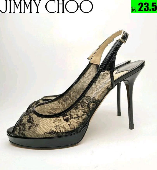 ピカピカ新品仕上げ⭐ジミーチュウJIMMY CHOO　LUNAサンダル約23.5