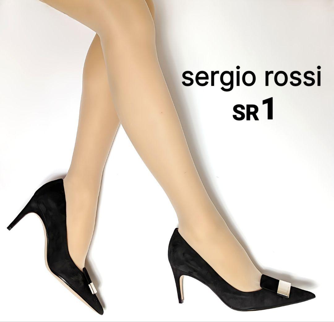 未使用美品❤ sergio rossi セルジオロッシ sr1 パンプス36.5-