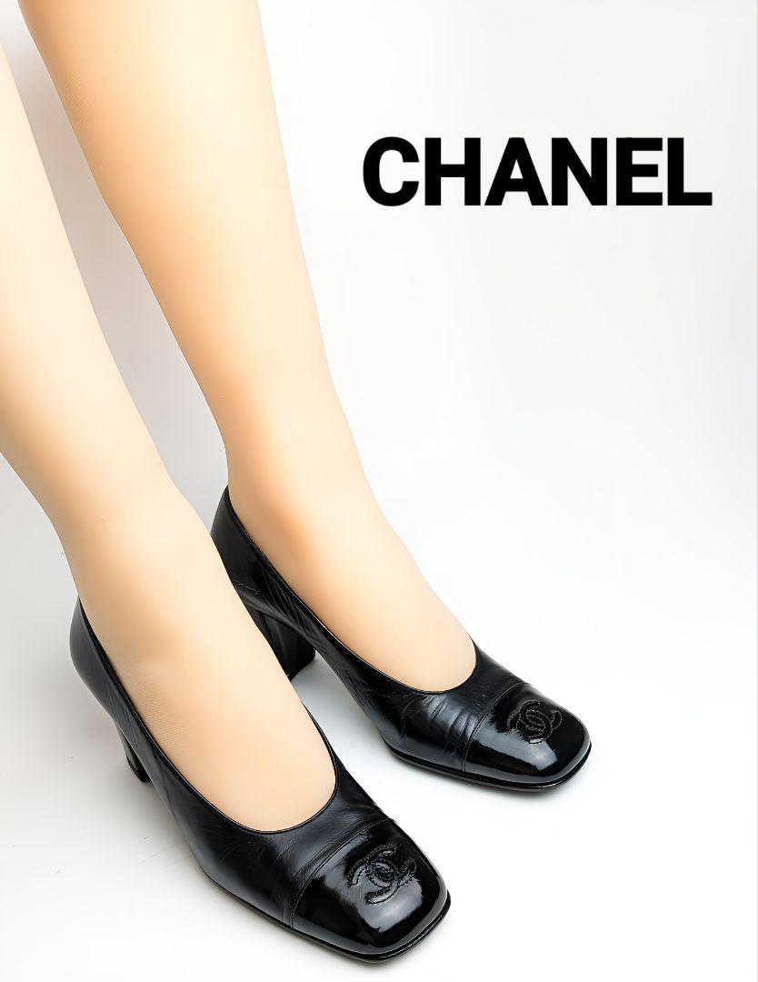 ピカピカ新品仕上⭐CHANELシャネル 　ココマーク　ヒールパンプス36